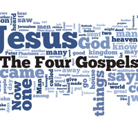 The Four Gospels - Word Cloud