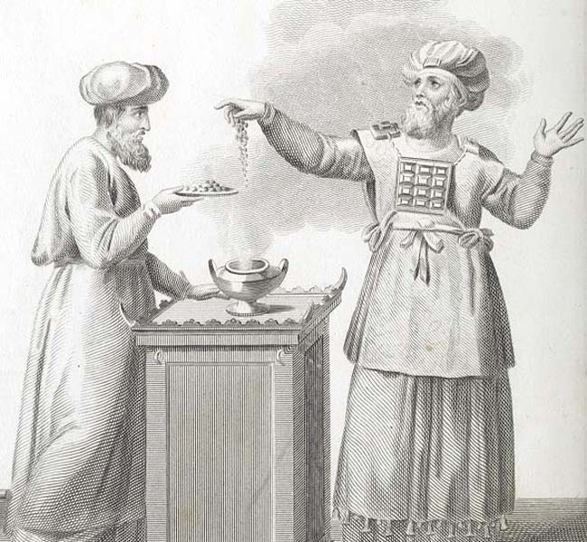 The High Priest Burning Incense on the Altar of Gold and the Incense