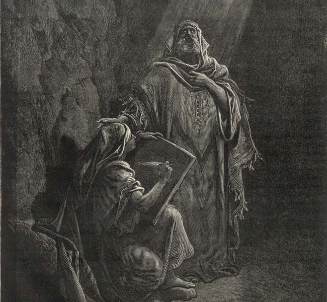 Baruch Writing Jeremiah's Prophecies - Jeremiah Image