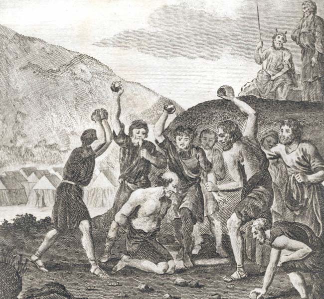 The SabbathBreakers Stoned to Death. Numbers Image