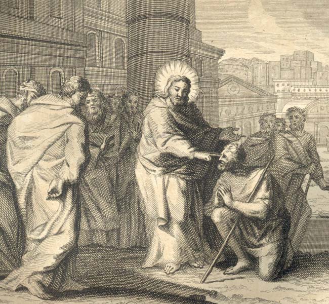Jesus Heals a Man Born Blind - The Gospels Image