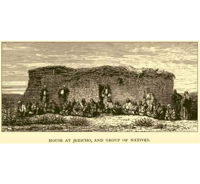 House in Jericho (engraving) Classic BLB Images Image