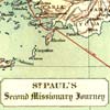 Paul's Second Missionary Journey (140K map)