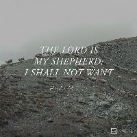 Psalm 23:1 (NKJV)