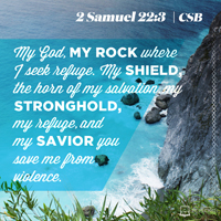 2 Samuel 22:3 (CSB)