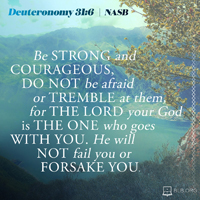 Deuteronomy 31:6 (NASB95)