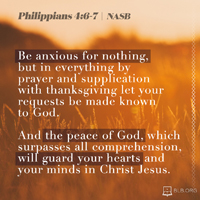 Philippians 4:6-7 (NASB95)