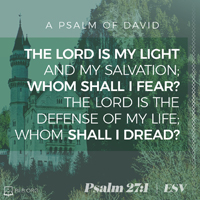 Psalm 27:1 (ESV)
