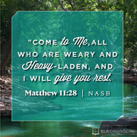 Matthew 11:28 (NASB95)