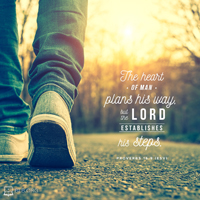 Proverbs 16:9 (ESV)