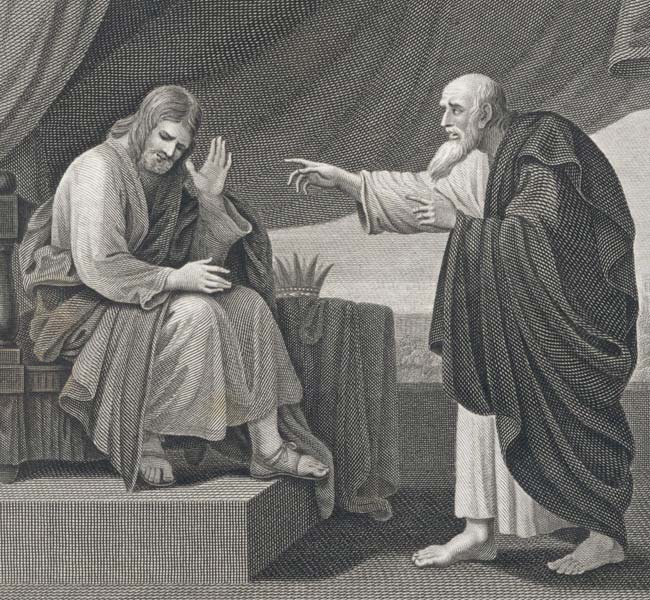Nathan Rebuking David - John Hewlett's Image