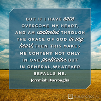 Contented Through the Grace of God (Burroughs)