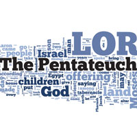 The Pentateuch - Word Cloud