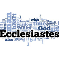 Ecclesiastes - Word Cloud