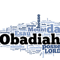 Obadiah - Word Cloud