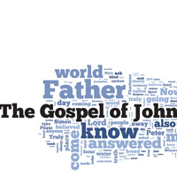 The Gospel of John - Word Cloud