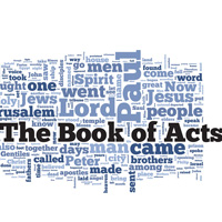 The Book of Acts - Word Cloud