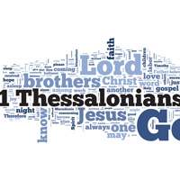 1 Thessalonians - Word Cloud