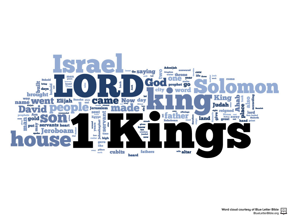 1 Kings Word Cloud Word Clouds Image