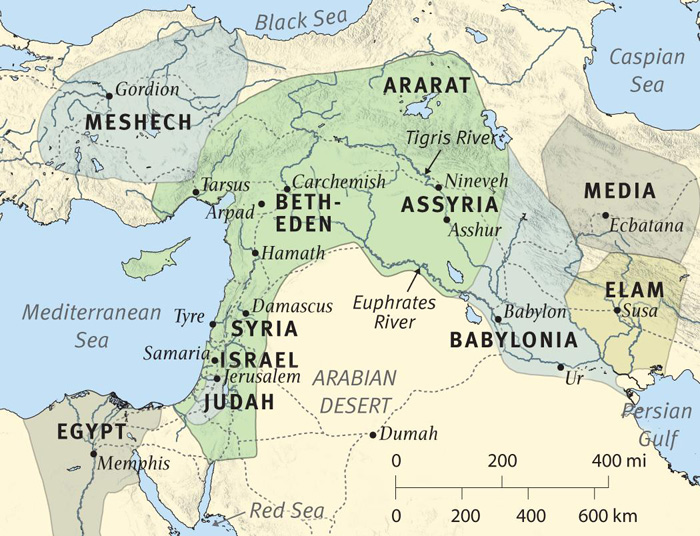 The Near East at the Time of Zephaniah