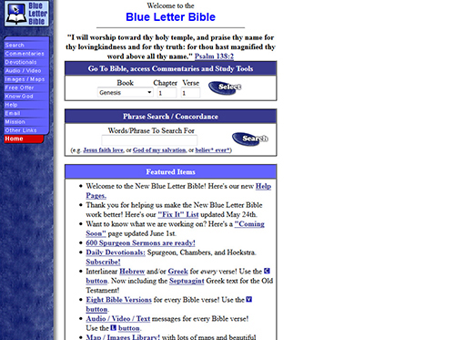 Blue Letter Bible Version 2.0