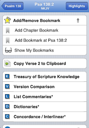 Add/Remove Bookmarks