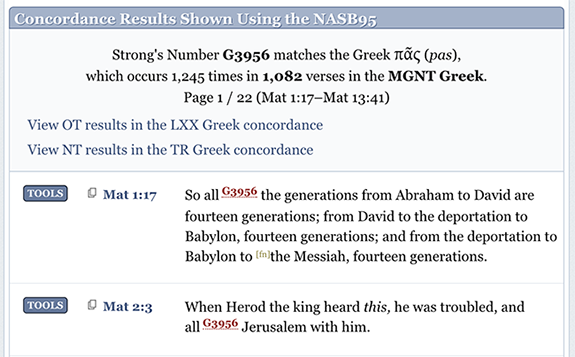 Greek MGNT Lexicon Example