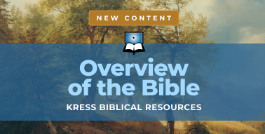 Image 1: New Bible Overview from Kress Biblical Resources