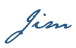 Jim's signature