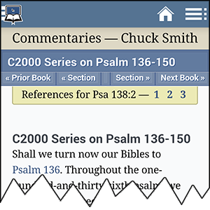 Use the quick link at the top to take you to the verse referenced