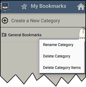 Edit Category Items
