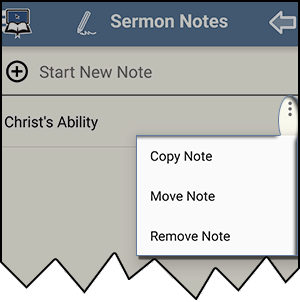 Edit Note
