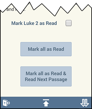 Mark Passages as Read