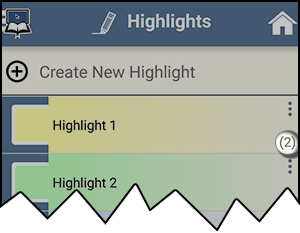 Number of highlights