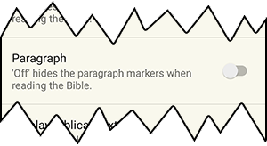 Show or Hide paragraph markers