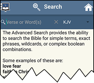 Verse or Word Search