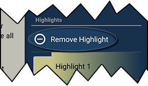 Remove Highlight