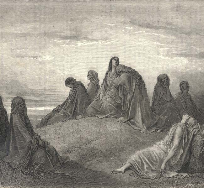 The Daughters of Israel Lamenting for the Daughter of Jephthah - Judges ...