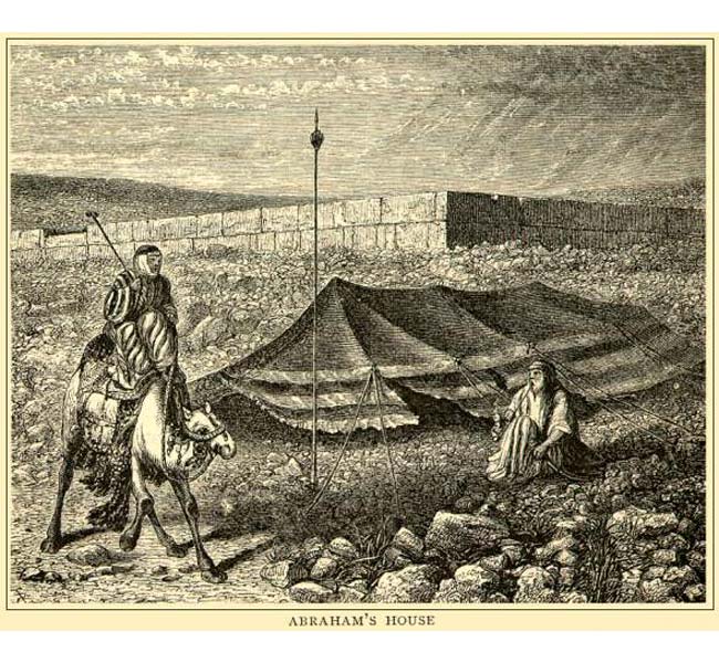 Abraham's House (engraving) Classic BLB Images Image