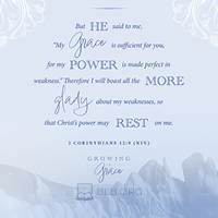 2 Corinthians 12:9 (NIV)