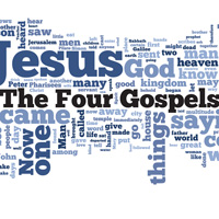 The Four Gospels - Word Cloud