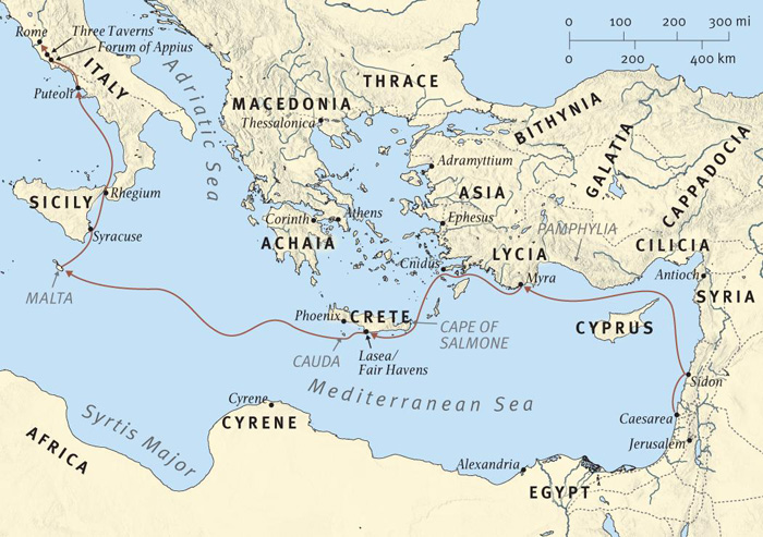 Paul's Journey to Rome