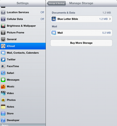 Manage Storage