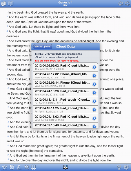 All iCloud Backups