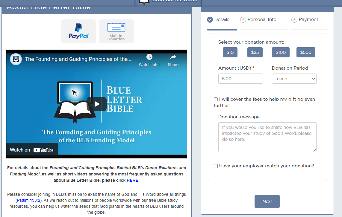 Enter the amount to donate