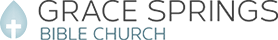 Light blue/gray Grace Springs Bible Church logo