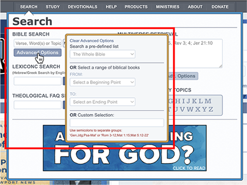 English Concordance Search