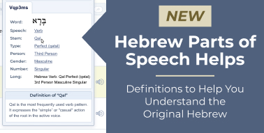 Image 2: New Hebrew Parts of Speech Helps and Explanations