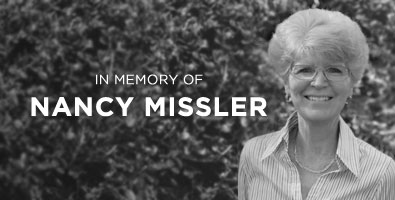 In memory of Nancy Missler