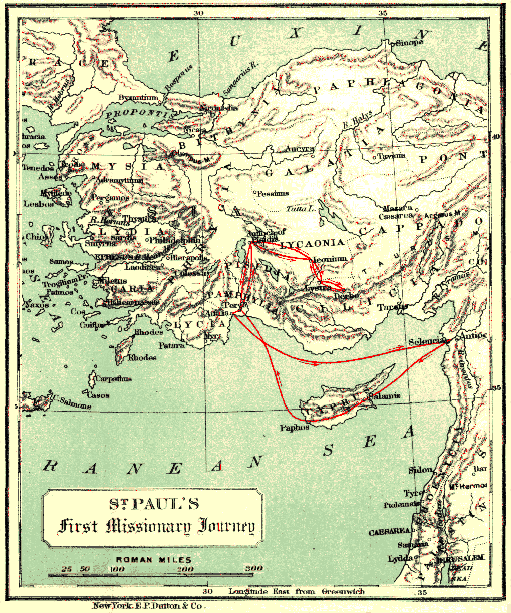 Paul's First Missionary Journey